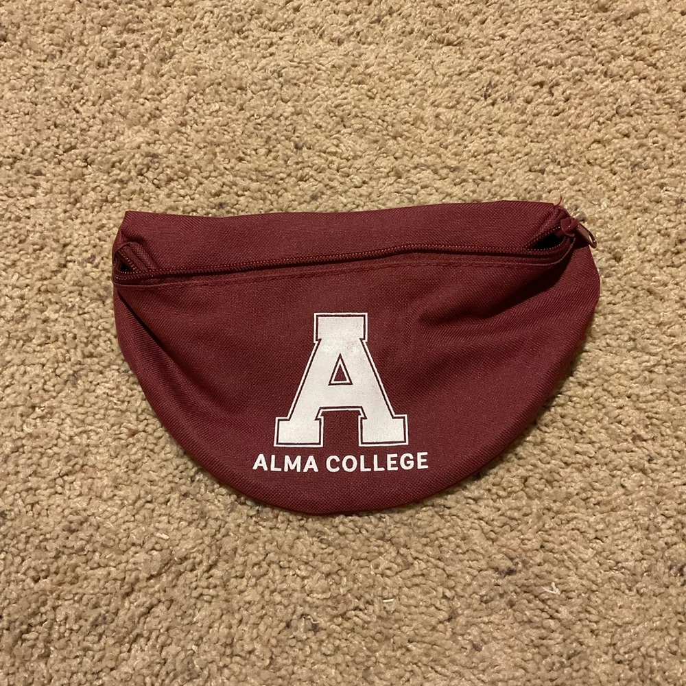 Alma College Maroon Fanny Pack